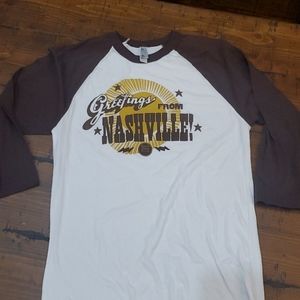 Retro Nashville 3/4 Sleeve T-SHIRT